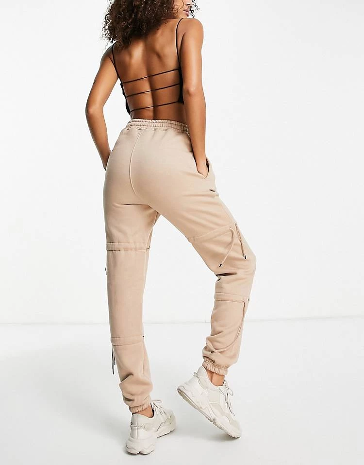 Best Pirce ๐ Public Desire Ruched Tie Detail Jogger In Sand For Women ๐ฅ 4 Best Pirce ๐ Public Desire Ruched Tie Detail Jogger In Sand For Women ๐ฅ - Image 2