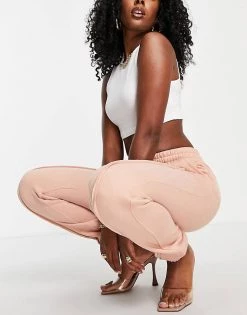 Brand new ๐ Public Desire Expose Seam Jogger Co Ord In Peach For Women ๐