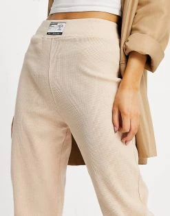 Deals ⭐ Public Desire Motif Waffle Textured Jogger In Beige For Women 🔔 -Outlet Women's Public Desire Store unnamed file 3913
