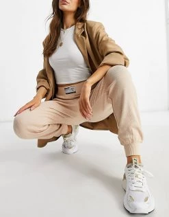 Deals ⭐ Public Desire Motif Waffle Textured Jogger In Beige For Women 🔔 -Outlet Women's Public Desire Store unnamed file 3914