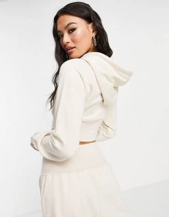 Wholesale ⭐ Public Desire Under Bust Hoodie Co Ord In Ecru For Women Eggshell 🎉 -Outlet Women's Public Desire Store unnamed file 3933