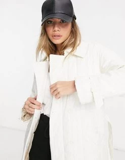 Best reviews of 🤩 Public Desire Trench 🧥 Coat In Quilted Pu For Women Off White 🔥 -Outlet Women's Public Desire Store unnamed file 4014