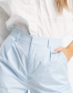 Cheapest 🤩 Public Desire Boxy Tailored City Short Co Ord In Blue For Women Cornflower Blue 👍 -Outlet Women's Public Desire Store unnamed file 4032
