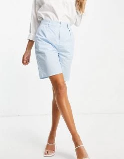 Cheapest 🤩 Public Desire Boxy Tailored City Short Co Ord In Blue For Women Cornflower Blue 👍 -Outlet Women's Public Desire Store unnamed file 4033
