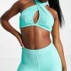 Coupon ❤️ Public Desire Scrunch High Waist High Leg 👙 Bikini Bottom, Top And Short In Lime - 🧨 -Outlet Women's Public Desire Store unnamed file 4040
