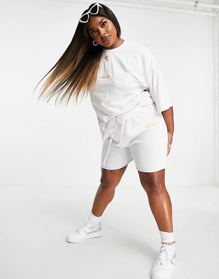 Top 10 โ๏ธ Public Desire Curve Sweat Short Co Ord In White For Women ๐ 5 Top 10 โ๏ธ Public Desire Curve Sweat Short Co Ord In White For Women ๐ - Image 3