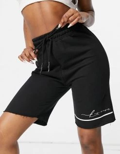 Best Sale โค๏ธ Public Desire Motif Longline Short In Black For Women ๐งจ