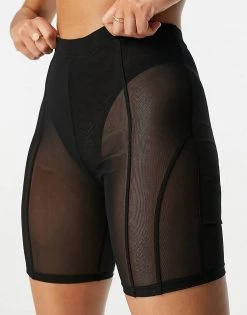 Brand new 👍 Public Desire Seam Detail Boxer Short Co Ord In Black For Women 🔔 -Outlet Women's Public Desire Store unnamed file 4102