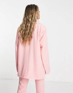 Top 10 ✔️ Public Desire Oversized Blazer Co Ord In Pink For Women 😀 -Outlet Women's Public Desire Store unnamed file 4198