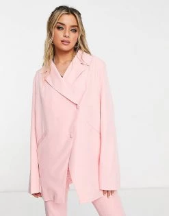 Top 10 ✔️ Public Desire Oversized Blazer Co Ord In Pink For Women 😀 -Outlet Women's Public Desire Store unnamed file 4200