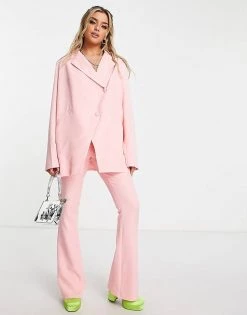 Top 10 ✔️ Public Desire Oversized Blazer Co Ord In Pink For Women 😀 -Outlet Women's Public Desire Store unnamed file 4201