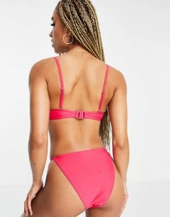 Brand new 🎉 Public Desire High Leg 👙 Bikini Bottom In Hot Pink For Women 🔔 -Outlet Women's Public Desire Store unnamed file 4434