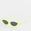 Promo 😀 Public Desire Cat Eye 👓 Sunglasses In Neon Yellow For Women 🔔 -Outlet Women's Public Desire Store unnamed file 45