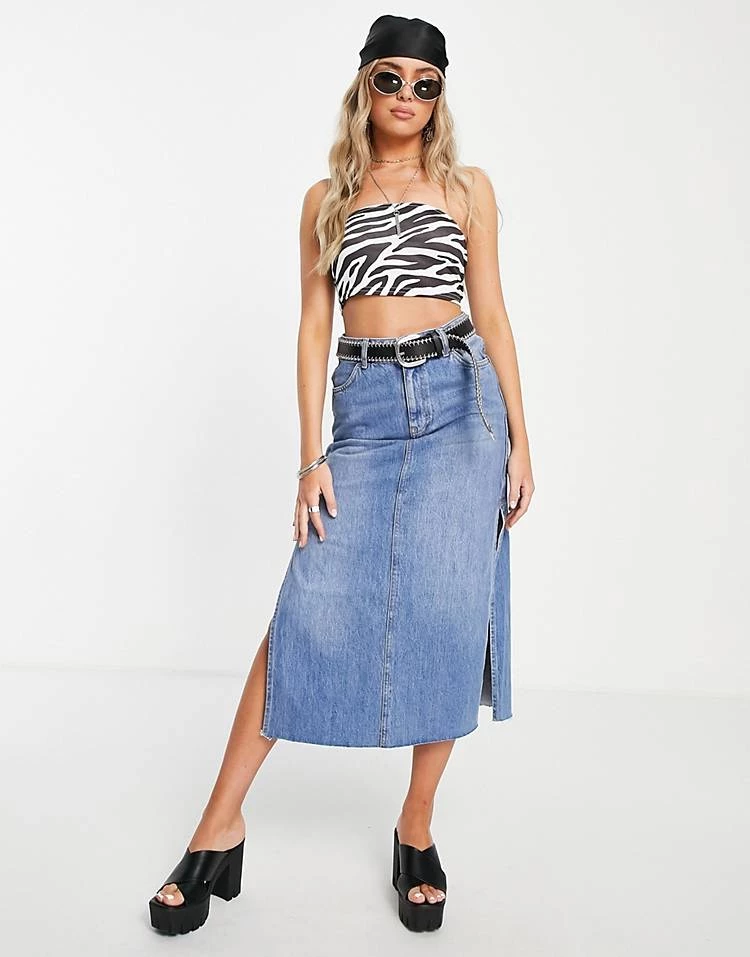 Discount ๐ Public Desire Bandeau Top In Zebra For Women ๐ 5 Discount ๐ Public Desire Bandeau Top In Zebra For Women ๐ - Image 3