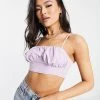 Wholesale 🌟 Public Desire Ruched Bust Crop Top Co Ord In Lilac For Women ⭐ -Outlet Women's Public Desire Store unnamed file 4638