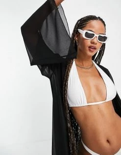 Flash Sale 🎉 Public Desire Kimono In Black For Women 😀 -Outlet Women's Public Desire Store unnamed file 4676