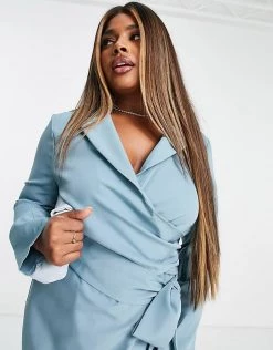 Top 10 โจ Public Desire Curve X Kenza Drape Detail Blazer ๐ Dress With Belt In Petrol For Women Blue โจ 9 Top 10 โจ Public Desire Curve X Kenza Drape Detail Blazer ๐ Dress With Belt In Petrol For Women Blue โจ -Outlet Women's Public Desire Store unnamed file 472