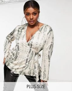 Buy ✨ Public Desire Curve X Kenza Satin Draped 👚 Shirt Co Ord In Multi For Women 🎉 11 Buy ✨ Public Desire Curve X Kenza Satin Draped 👚 Shirt Co Ord In Multi For Women 🎉 -Outlet Women's Public Desire Store unnamed file 4722