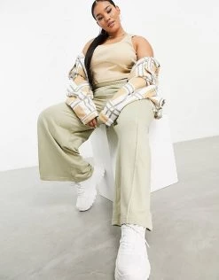 Flash Sale ⭐ Public Desire Curve Shrunken Structured Top In Beige For Women 🔔 -Outlet Women's Public Desire Store unnamed file 4865