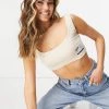 Promo 🌟 Public Desire Motif Waffle Textured Crop Top In Beige For Women ❤️ 2 Promo 🌟 Public Desire Motif Waffle Textured Crop Top In Beige For Women ❤️ -Outlet Women's Public Desire Store unnamed file 4877