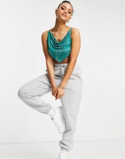 New 🎁 Public Desire Strappy Scarf Top In Bandana Print For Women Multi 🛒 -Outlet Women's Public Desire Store unnamed file 4890