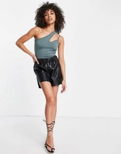 Hot Sale 🌟 Public Desire Double Layer Cut Out One Shoulder Bodysuit In Petrol Blue For Women 😍 10 Hot Sale 🌟 Public Desire Double Layer Cut Out One Shoulder Bodysuit In Petrol Blue For Women 😍 -Outlet Women's Public Desire Store unnamed file 4960