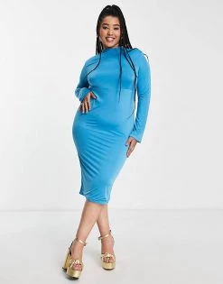 Cheapest 🔥 Public Desire Curve Open Back Midi 👗 Dress In Blue For Women 🔔 11 Cheapest 🔥 Public Desire Curve Open Back Midi 👗 Dress In Blue For Women 🔔 -Outlet Women's Public Desire Store unnamed file 499