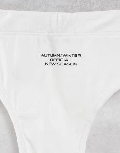 Budget 🎁 Public Desire Briefs In Off White Cotton For Women ✨ -Outlet Women's Public Desire Store unnamed file 5079