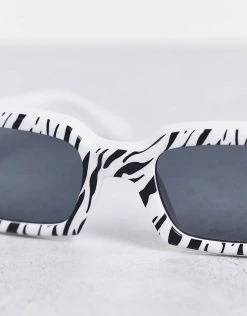 Cheapest 😉 Public Desire Square 👓 Sunglasses In Zebra Print For Women Black ✔️ -Outlet Women's Public Desire Store unnamed file 52