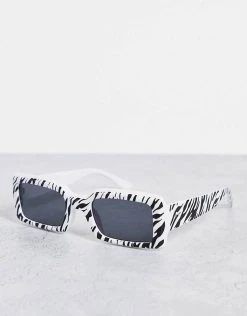 Cheapest 😉 Public Desire Square 👓 Sunglasses In Zebra Print For Women Black ✔️ -Outlet Women's Public Desire Store unnamed file 54