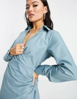 Discount โญ Public Desire Plunge Front Wrap ๐ Shirt ๐ Dress In Sage For Women Pistachio ๐ 9 Discount โญ Public Desire Plunge Front Wrap ๐ Shirt ๐ Dress In Sage For Women Pistachio ๐ -Outlet Women's Public Desire Store unnamed file 582