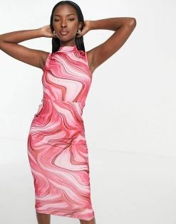 Budget ๐ฅ Public Desire Double Layer Slinky High Neck Midi ๐ Dress In Fuschia Swirl For Women โจ 10 Budget ๐ฅ Public Desire Double Layer Slinky High Neck Midi ๐ Dress In Fuschia Swirl For Women โจ -Outlet Women's Public Desire Store unnamed file 793