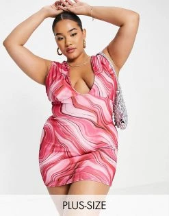 Best deal 👍 Public Desire Curve Double Layer Slinky Plunge Mini 👗 Dress In Fuschia Swirl For Women Pink Swirl 🔔 11 Best deal 👍 Public Desire Curve Double Layer Slinky Plunge Mini 👗 Dress In Fuschia Swirl For Women Pink Swirl 🔔 -Outlet Women's Public Desire Store unnamed file 814