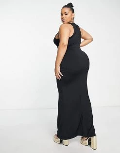 Coupon 🔥 Public Desire Curve Double Layer Slinky Racerback Maxi 👗 Dress In Black For Women ⭐ 9 Coupon 🔥 Public Desire Curve Double Layer Slinky Racerback Maxi 👗 Dress In Black For Women ⭐ -Outlet Women's Public Desire Store unnamed file 817