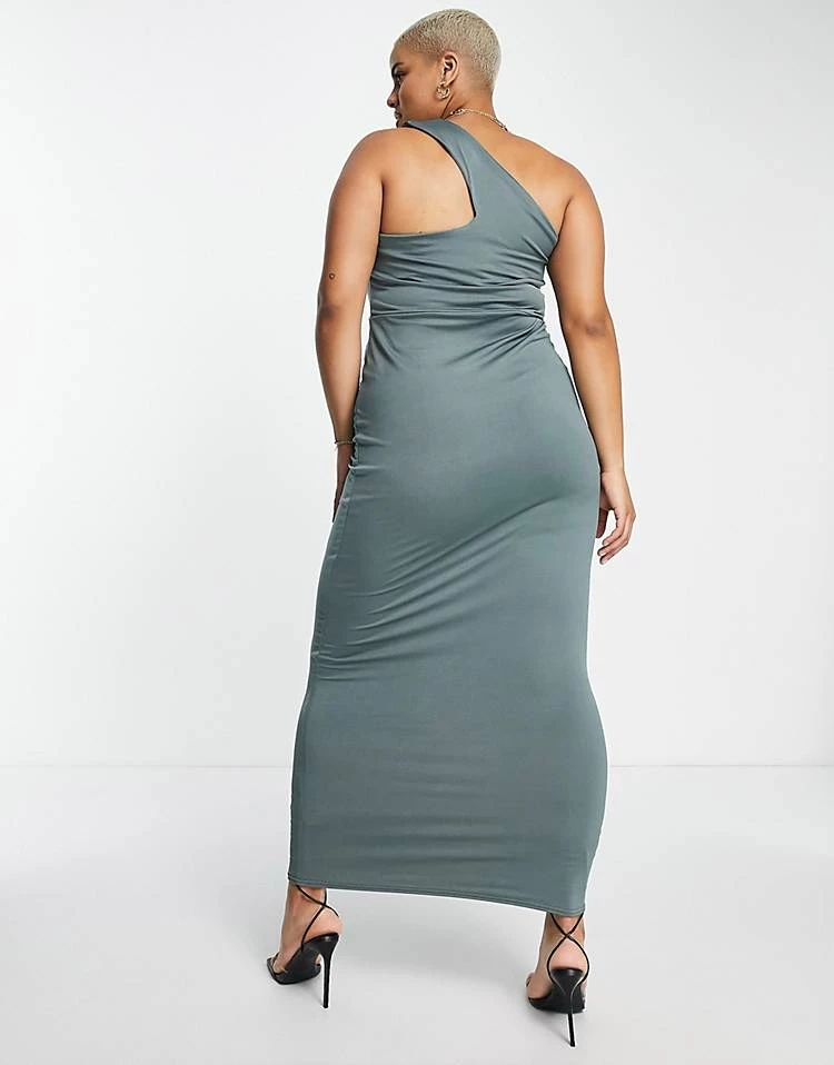 Flash Sale ๐ Public Desire Curve Double Layer Asymmetric Maxi ๐ Dress In Petrol Blue For Women ๐ 4 Flash Sale ๐ Public Desire Curve Double Layer Asymmetric Maxi ๐ Dress In Petrol Blue For Women ๐ - Image 2