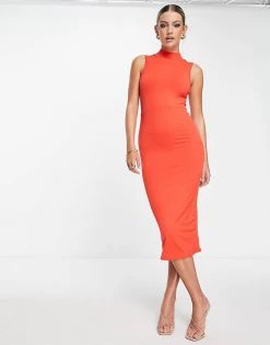 Deals 🌟 Public Desire Double Layer Slinky High Neck Midi 👗 Dress In Red For Women 🤩 10 Deals 🌟 Public Desire Double Layer Slinky High Neck Midi 👗 Dress In Red For Women 🤩 -Outlet Women's Public Desire Store unnamed file 888